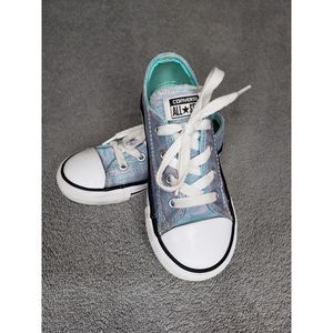 Converse All Star Kids Girls Size 10 Youth Pastel Pink Purple Blue Spring Summer